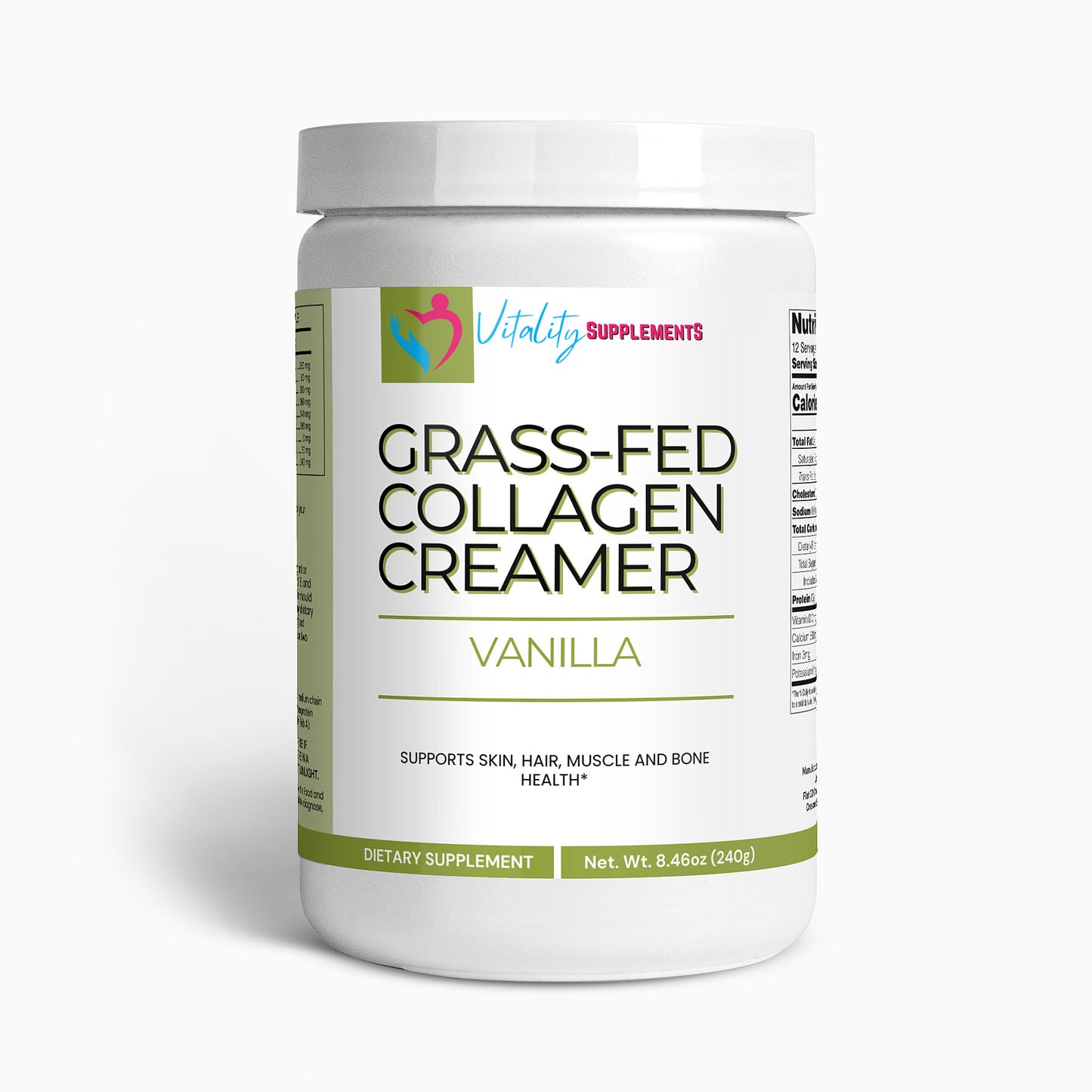 Grass-Fed Collagen Creamer (Vanilla)