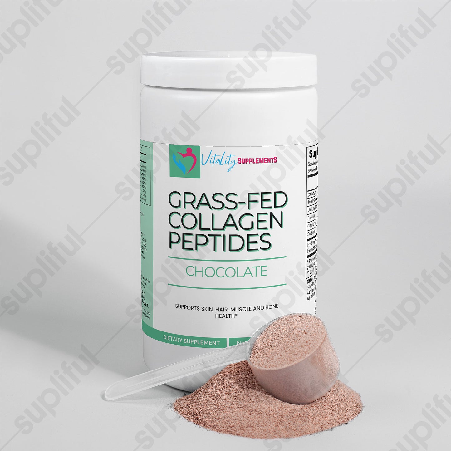 Grass-Fed Collagen Peptides Powder (Chocolate)